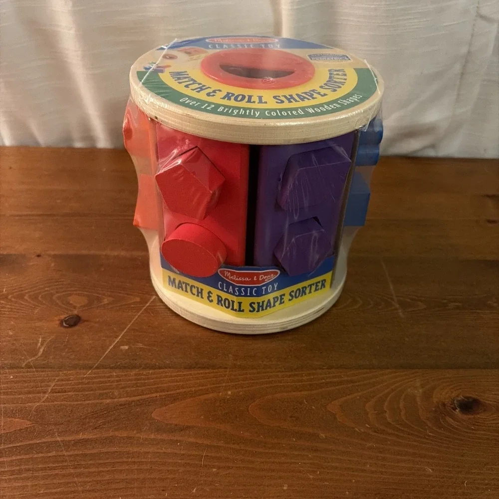 Melissa & Doug Match and Roll Shape‎ Sorter #9041 Educational Shapes & Colors